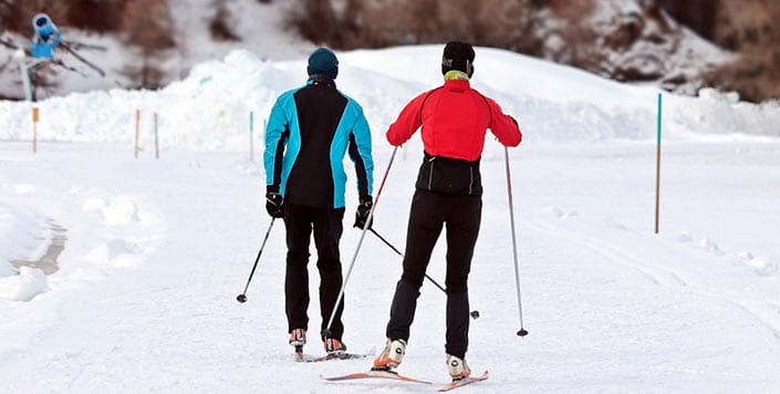 Pair of skiers