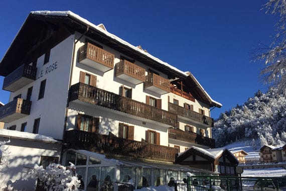 hotel alle rose italy exterior ski trip