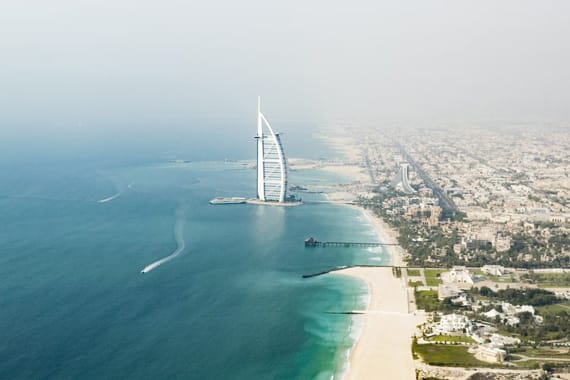 dubai aerial coastline dubai aerial coastline