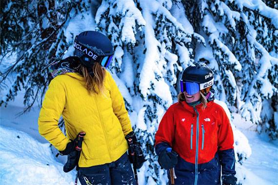 happy skiing teens happy skiing teens