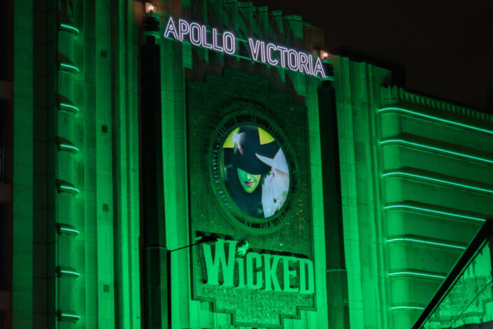 Wicked at Apollo theatre Wicked at Apollo theatre