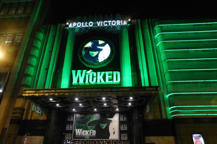 Wicked at Apollo theatre Wicked at Apollo theatre