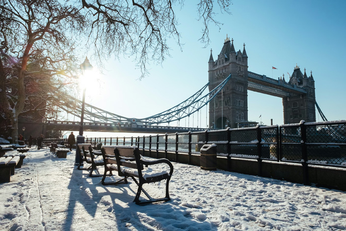 London Bridge Winter London Bridge Winter