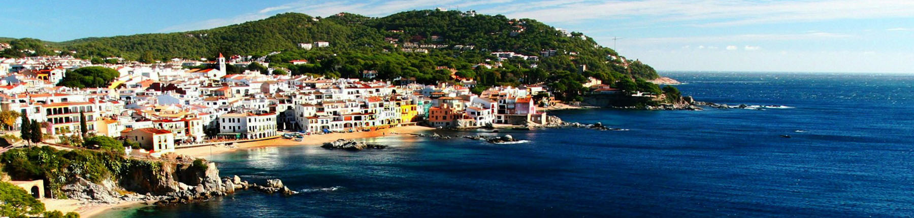 spanish language school trip banner costa brava