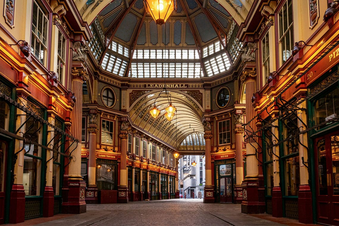 Media and Film Studies School Trips London Film locations Leadenhall Market (Diagon Alley) from Harry Potter