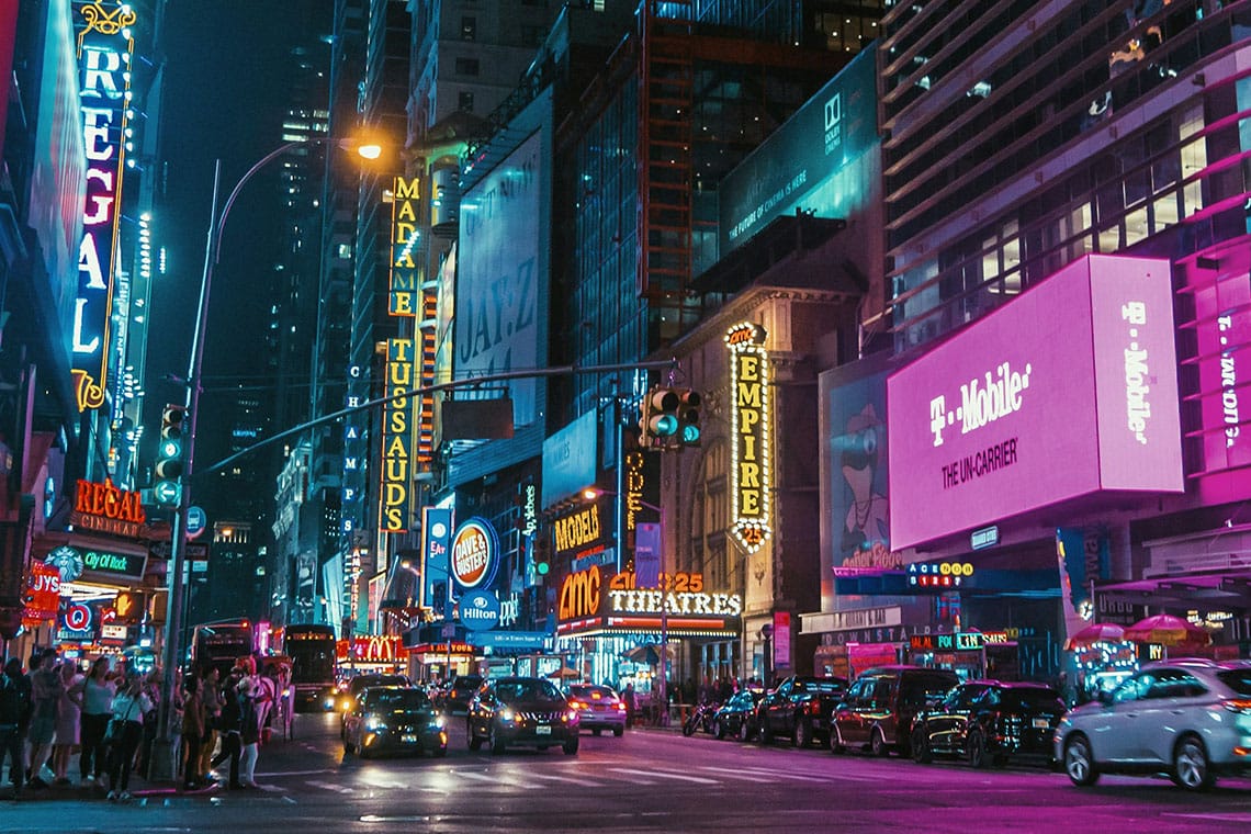 Media and Film Studies School Trips New York Times Square