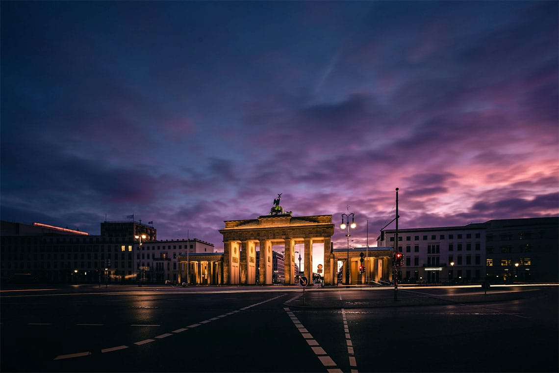 History School Trip to Berlin Brandenberg Gate