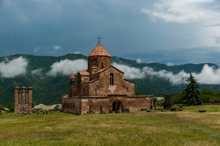 Medieval Church Historic stone church illustrating religious beliefs and attitudes towards death in medieval Europe